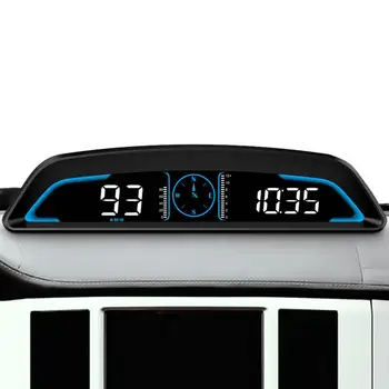 Цифровой дисплей HUD, автомобильный дисплей высокой четкости, цифровые датчики HUD с адаптивной подсветкой, экран высокой четкости поверх