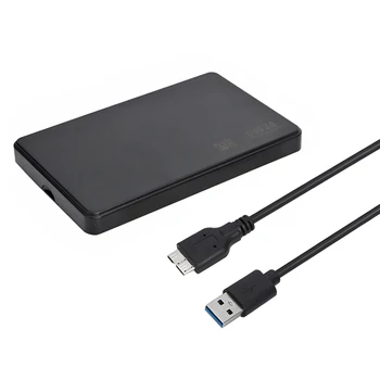 Чехол для жесткого диска USB 3.0 2,5-дюймовый адаптер SATA HDD SSD Внешний корпус Поддержка внешней коробки 3 ТБ для ноутбука Notebook
