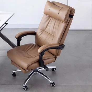 Эргономичный офисный стол, мобильное удобное Лениво Откидывающееся Вращающееся офисное кресло, шезлонг для отдыха, мебель для бюро MQ50BG