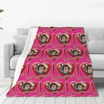 Я люблю своего парня Кендалла, Плюшевые забавные мягкие одеяла для кровати, дивана, весна /осень